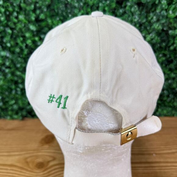 Vintage Philadelphia Eagles Script Font # 41 Adult Hat Made In The USA Strapback - Picture 2 of 9